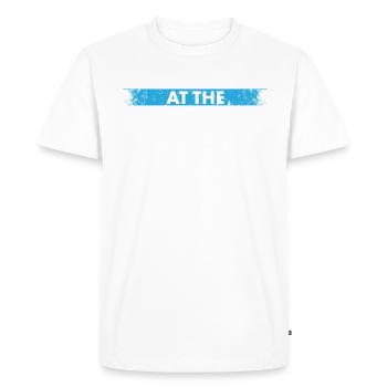 La vie est meilleure sur la rivière Conception pour les campeurs - T-shirt Premium bio Homme - blanc - Devant - Nico (187cm)
