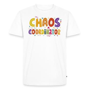 Coordonnatrice du chaos pour grand-mère grand-mère - T-shirt Premium bio Homme - blanc - Devant - Nico (187cm)