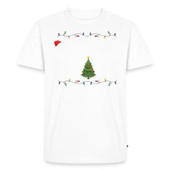 Nanny Claus Design pour grand-mère grand-mère - T-shirt Premium bio Homme - blanc - Devant - Nico (187cm)