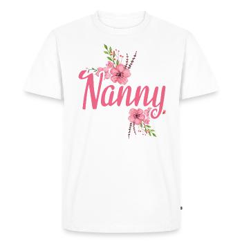Meilleure nounou de tous les temps pour grand-mère grand-mère - T-shirt Premium bio Homme - blanc - Devant - Nico (187cm)