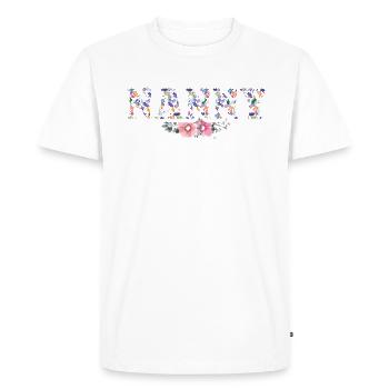 Blessed, Nanny For Grandmother Grandma Called To - Men's Premium Organic T-Shirt - white - Front - Nico (187cm)