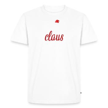 Nanny Claus Design pour grand-mère grand-mère - T-shirt Premium bio Homme - blanc - Devant - Nico (187cm)
