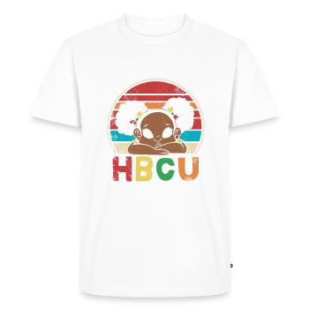 Futur diplômé Hbcu Pour Les Fiers - T-shirt Premium bio Homme - blanc - Devant - Nico (187cm)