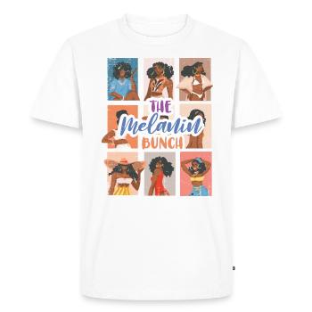 The Melanin Bundle For Proud African Americans - Men's Premium Organic T-Shirt - white - Front - Nico (187cm)