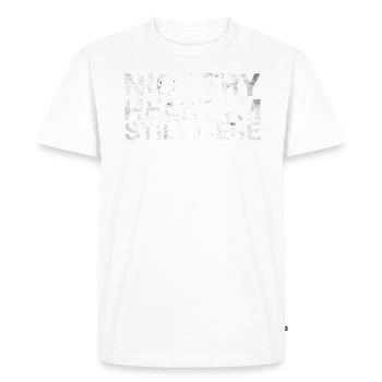 Nice try heart I'm still here for - Men's Premium Organic T-Shirt - white - Front - Nico (187cm)