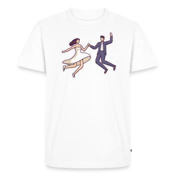 They Are One In A Melon Marriage Design For The - Men's Premium Organic T-Shirt - white - Front - Nico (187cm)
