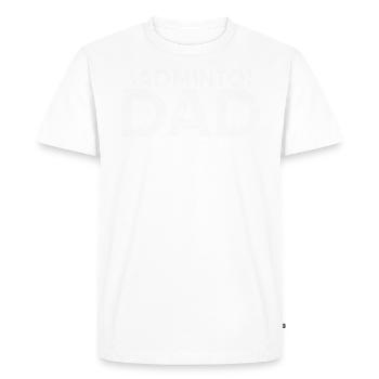 Badminton-vati Pour les amateurs de badminton - T-shirt Premium bio Homme - blanc - Devant - Nico (187cm)