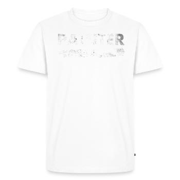 Maler-dekorateur-design Pour les peintres-artistes - T-shirt Premium bio Homme - blanc - Devant - Nico (187cm)