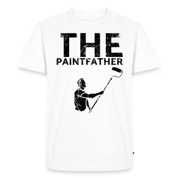 The Paintfather Decorator Design for Painters - Men's Premium Organic T-Shirt - white - Front - Nico (187cm)