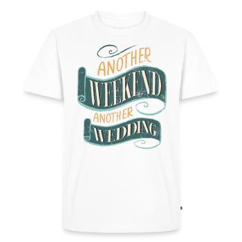 Un autre week-end, un autre mariage pour - T-shirt Premium bio Homme - blanc - Devant - Nico (187cm)