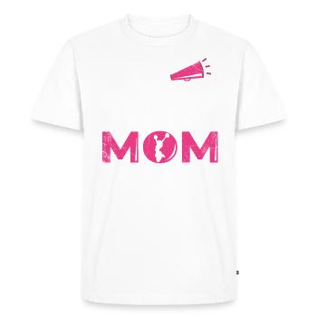 Cheer Mom Design pour les pom-pom girls Cheer - T-shirt Premium bio Homme - blanc - Devant - Nico (187cm)