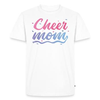 Cheer Mom Design pour les pom-pom girls Cheer - T-shirt Premium bio Homme - blanc - Devant - Nico (187cm)