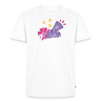 Cheer Mom Design pour les pom-pom girls Cheer - T-shirt Premium bio Homme - blanc - Devant - Nico (187cm)