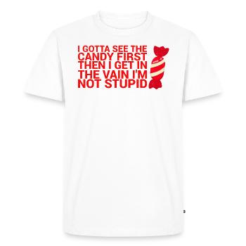 J’ai besoin du premier humour drôle pour adultes - T-shirt Premium bio Homme - blanc - Devant - Nico (187cm)