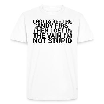 J’ai besoin du premier humour drôle pour adultes - T-shirt Premium bio Homme - blanc - Devant - Nico (187cm)