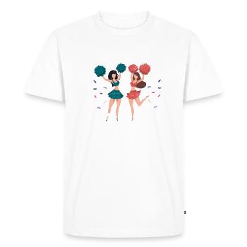 Straight Outta Cheer Practice for Cheerleaders - Men's Premium Organic T-Shirt - white - Front - Nico (187cm)