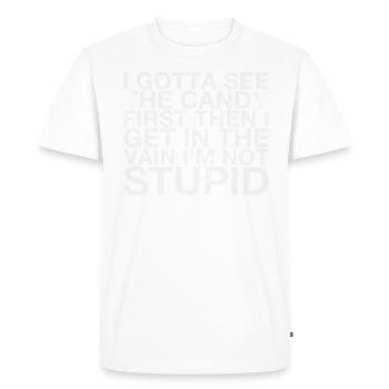J’ai besoin du premier humour drôle pour les adultes - T-shirt Premium bio Homme - blanc - Devant - Nico (187cm)