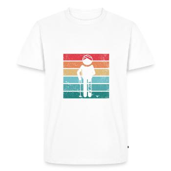 I'm still working on my landing design - Men's Premium Organic T-Shirt - white - Front - Nico (187cm)