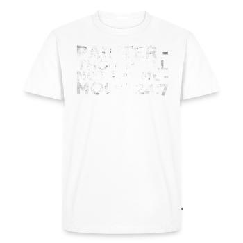 Painter_ Thou should not Me_ Mood 24:7 design - Men's Premium Organic T-Shirt - white - Front - Nico (187cm)