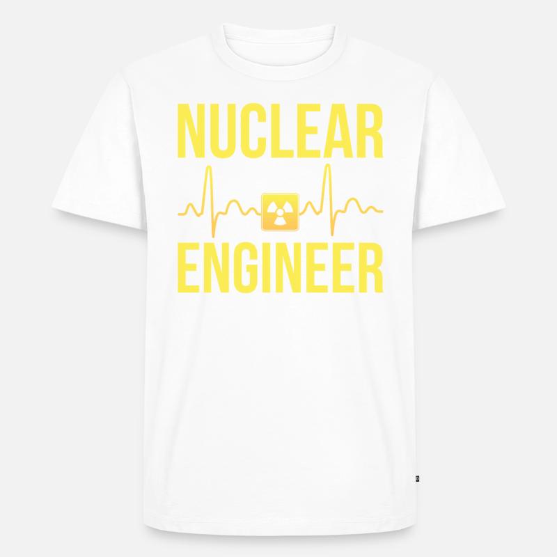 Nuclear Engineer - Men's Premium Organic T-Shirt - white