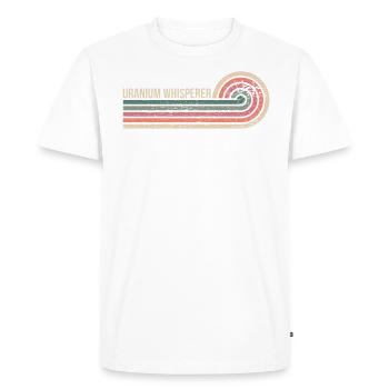 Ingénieur nucléaire - T-shirt Premium bio Homme - blanc - Devant - Nico (187cm)