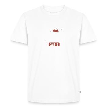 Avez-vous un casse-tête à résoudre? Appelez un - T-shirt Premium bio Homme - blanc - Devant - Nico (187cm)