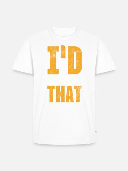 J’analyserais cela, les enquêteurs - T-shirt Premium bio Homme - blanc