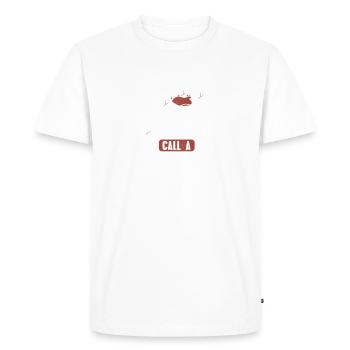 Avez-vous un casse-tête à résoudre? Appelez un - T-shirt Premium bio Homme - blanc - Devant - Nico (187cm)