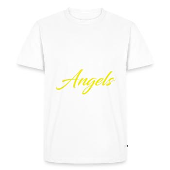 Soldats, anges gardiens, aumôniers - T-shirt Premium bio Homme - blanc - Devant - Nico (187cm)