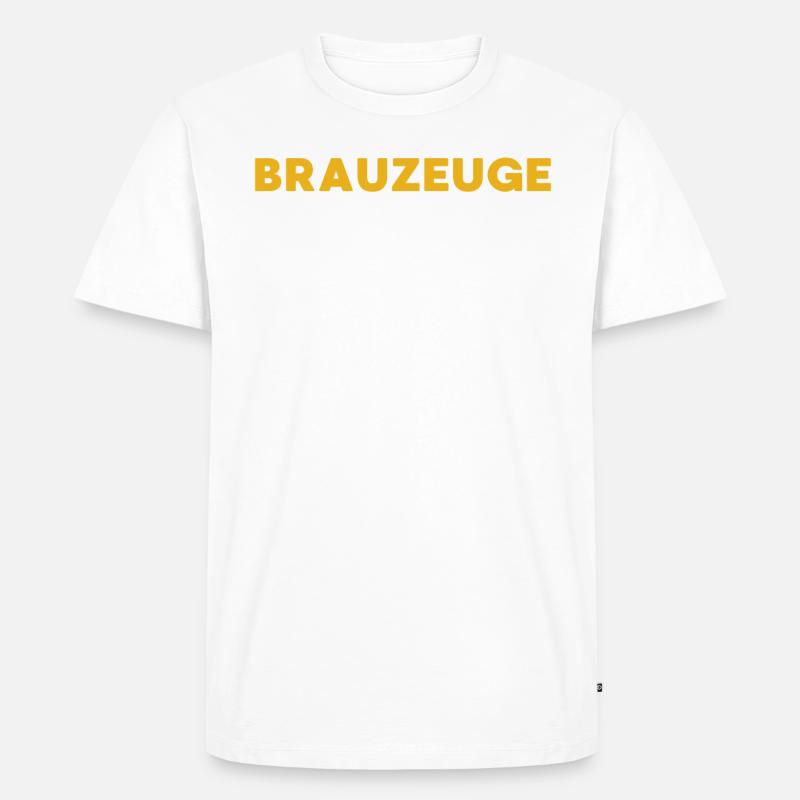 Brewware-biertrinker - Männer Premium Bio T-Shirt - Weiß