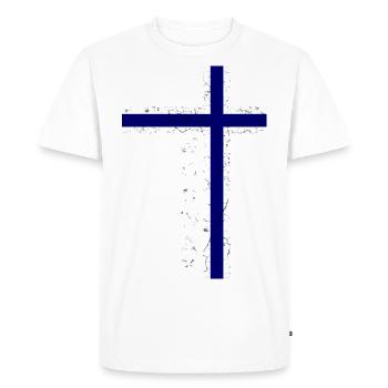 Drapeau norvégien - T-shirt Premium bio Homme - blanc - Devant - Nico (187cm)