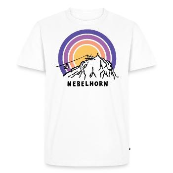 Nebelhorn 2224 m Allgäu Allgäu Alpes Oberstdorf - T-shirt Premium bio Homme - blanc - Devant - Nico (187cm)