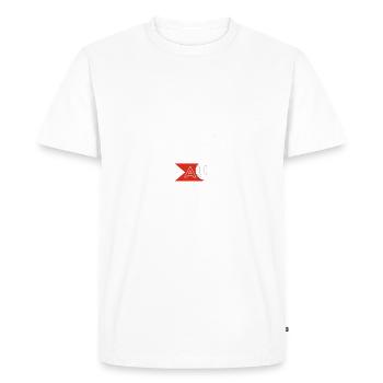 Le véritable maître nageur au top - T-shirt Premium bio Homme - blanc - Devant - Nico (187cm)