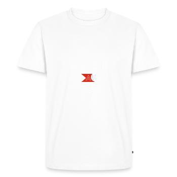Le véritable Badiste au top - T-shirt Premium bio Homme - blanc - Devant - Nico (187cm)
