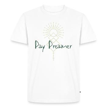 Day Dreamer - Tagträumer - Men's Premium Organic T-Shirt - white - Front - Nico (187cm)