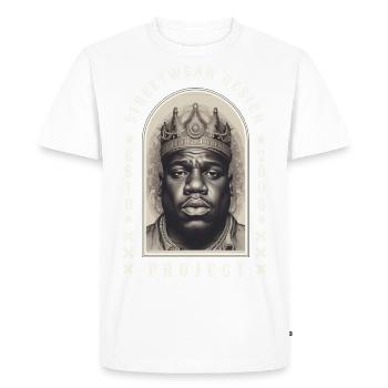 STREETWEAR DESIGN PROJECT 1 - Men's Premium Organic T-Shirt - white - Front - Nico (187cm)