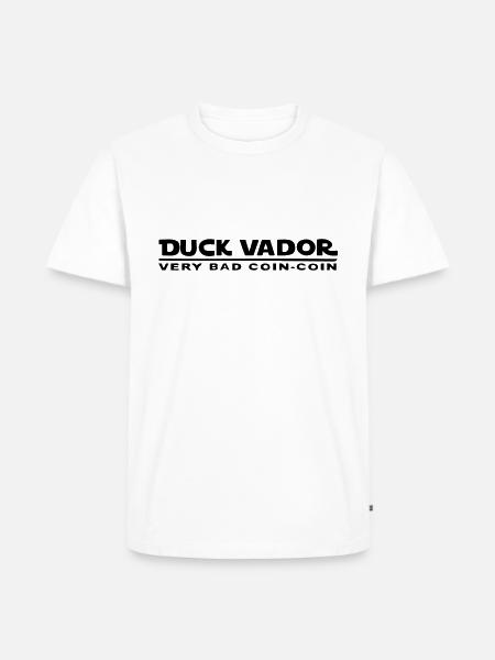 duck-vador - T-shirt Premium bio Homme - blanc