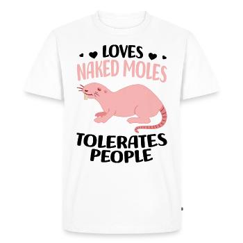Chiot de sable - T-shirt Premium bio Homme - blanc - Devant - Nico (187cm)