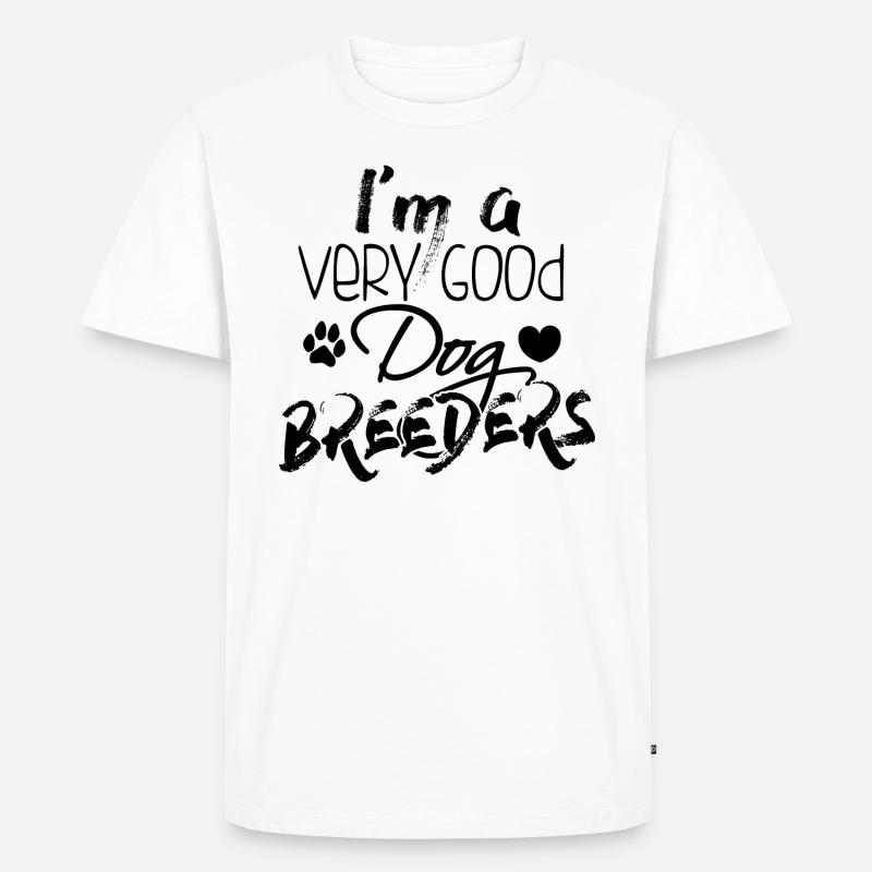 Hundezüchter - Männer Premium Bio T-Shirt - Weiß