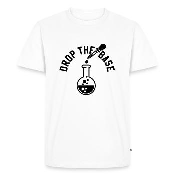 Chimiste chimiste Nerd Geek Party cadeau drôle - T-shirt Premium bio Homme - blanc - Devant - Nico (187cm)