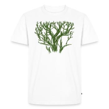 Tree - Men's Premium Organic T-Shirt - white - Front - Nico (187cm)