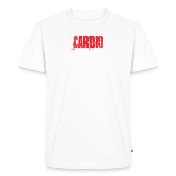 Cardio i Thought You Said Oreo Funny Gym Fitness - Men's Premium Organic T-Shirt - white - Front - Nico (187cm)