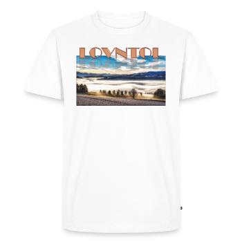 Lavanttal - Männer Premium Bio T-Shirt - Weiß - Vorne - Nico (187cm)