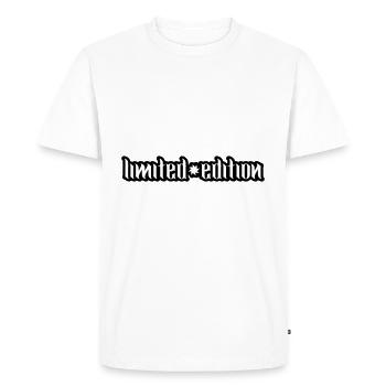 Édition limitée - T-shirt Premium bio Homme - blanc - Devant - Nico (187cm)