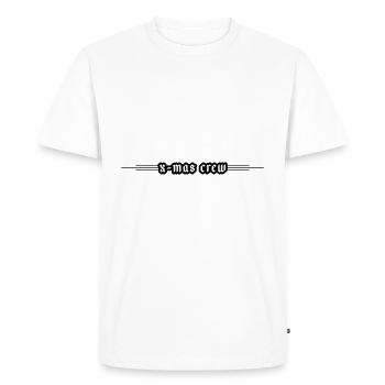 L’équipe de Noël de l’équipe X Mas - T-shirt Premium bio Homme - blanc - Devant - Nico (187cm)