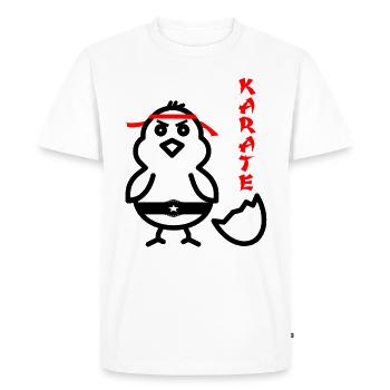 Karaté - T-shirt Premium bio Homme - blanc - Devant - Nico (187cm)