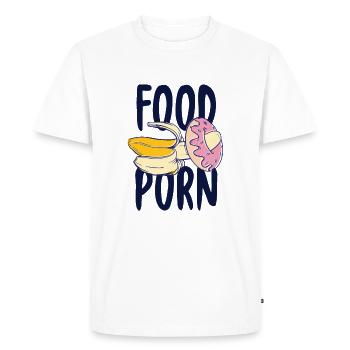Banana Gift Food Porn Donut Shirt - T-shirt Premium bio Homme - blanc - Devant - Nico (187cm)