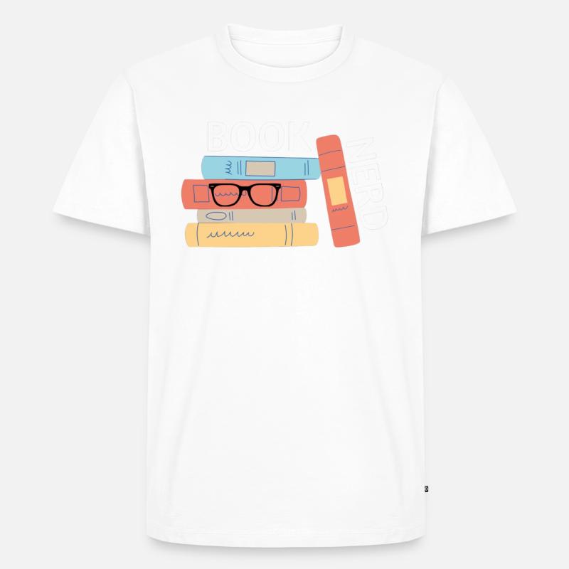 BookNerd - Männer Premium Bio T-Shirt - undefined