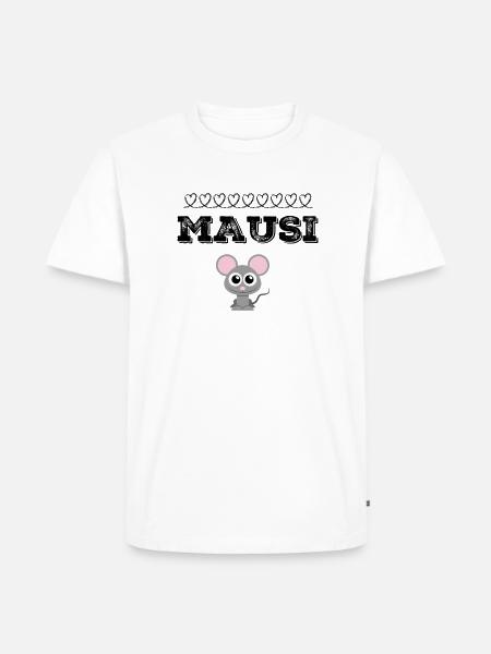 Mausi mouse mouse - Men's Premium Organic T-Shirt - white