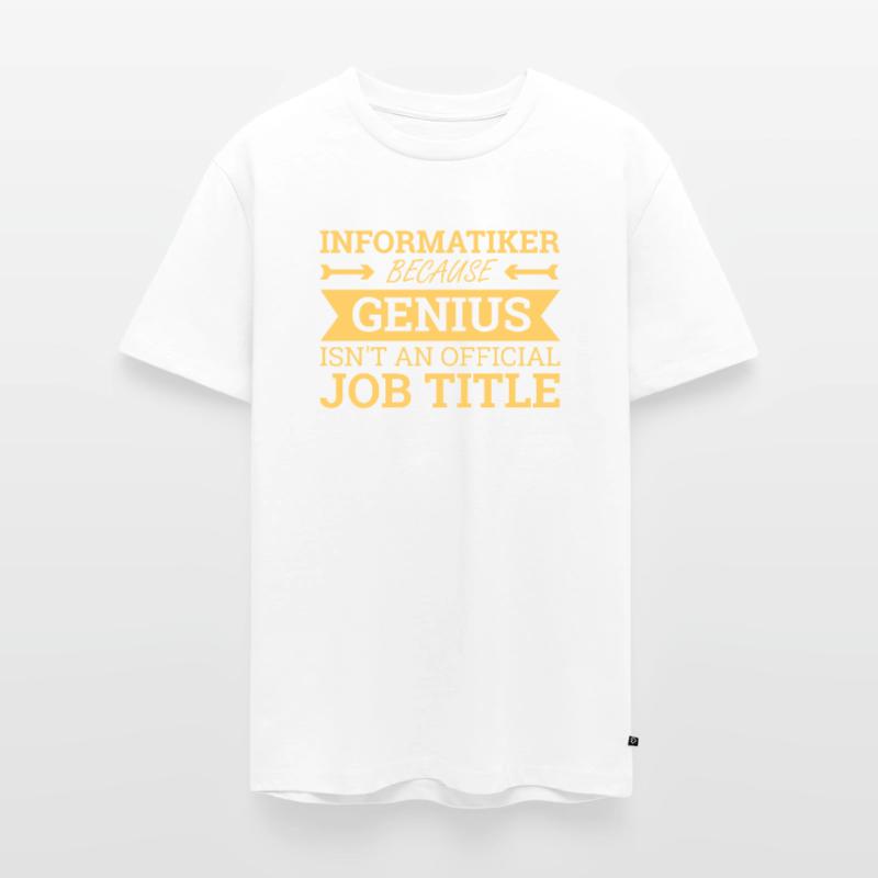 "Computer Scientist Genius | Computer Science" Men's Premium Organic T-Shirt